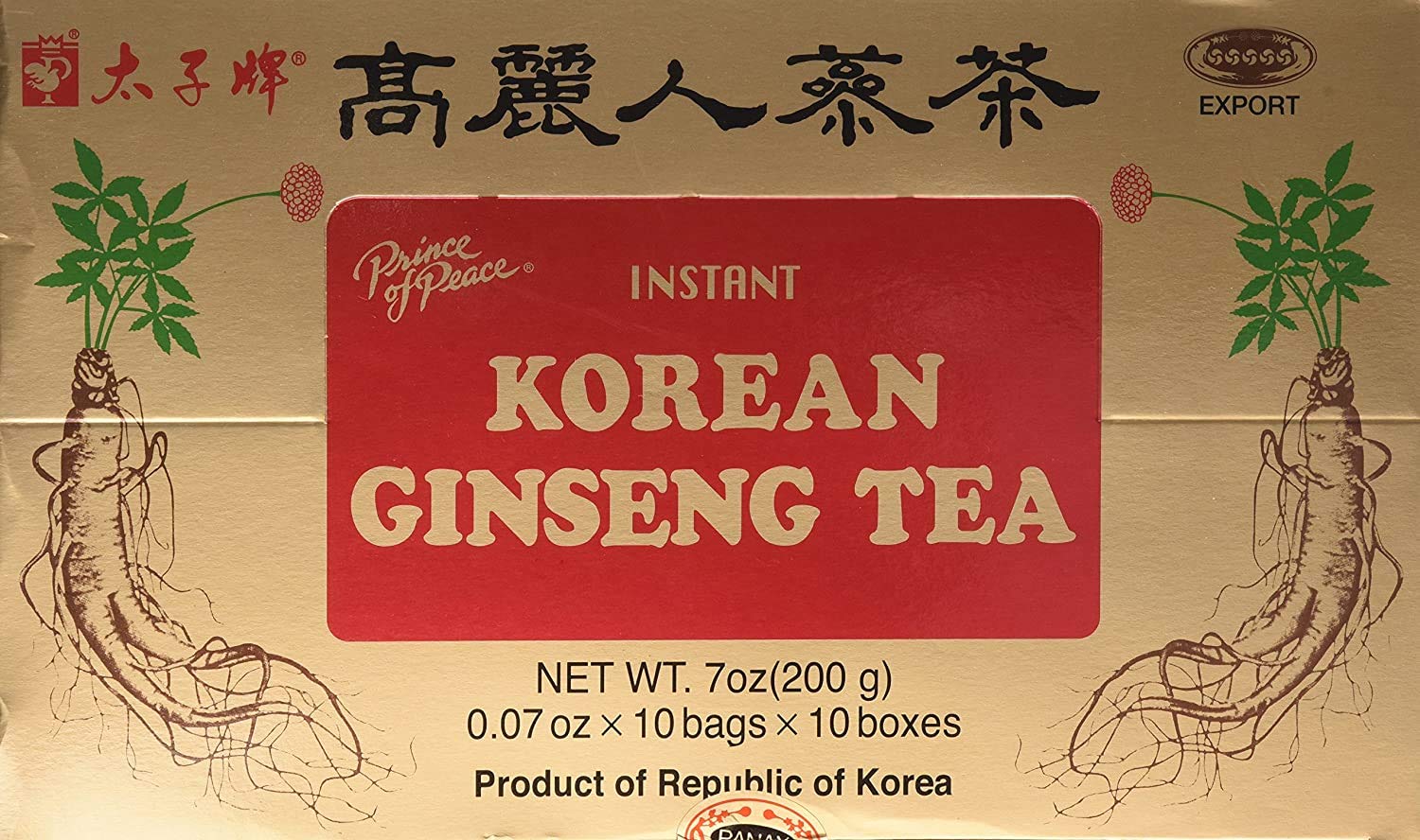 LOVE! LOVE! LOVE! This ginseng tea is basically the extract powder mixed with glucose, its slightly sweet and has a lot of benefits.The only downfall of this drink is its taste (That's why it got 4* in the "taste" rating line). It does takes time getting used to, but it grows on you because of the fact its very good for you!Taking it for over 12 years without missing a single morning in my cup of tea.I found the best way to get used to it's taste is to add it to your favorite drink or morning drink of choice, be it hot or ice tea or coffee, smoothie, soup for that matter... (yes, it does dissolve in ice-cold water), in which case it won't even be noticeable like a separate overpowering taste... but on it's own it resembles the taste of raw beets, if you ever had them... - slightly earthy.Now after all these years I actually miss it in my drink if my hubby forgets to put it (he started using it as well for the last few months and says he can feel the difference), so I go and fix it, because I can feel it's not there, but I am such a believer in this little root, because of my heritage and where it grows. This particular kind of ginseng  actually grows in my native city, but it's forbidden to harvest as it's considered as one of the indangered species.For me the major benefits of this drink are:Energy- my hubby says if he doesn't take it first thing in a morning, he can feel he is not getting on the same energy level as with it.Weightloss (even though I am skin and bones, it helps me to stay in shape - it increases the speed of you metabolism, so you digest your calories faster and it helps to push out all extra out of your system.It's good for a lot of things and you can read the "benefits and side effects (which it doesn't have, unless you have heart problems)" and makes your day brighter and happier!I sm sticking with this one for the lifetime. That's the thing- if you started it, do not stop, unless you are allergic or it causes something in your body which you don't wish for....  this is the only one ginseng in the whole list of species which doesn't have any major side effects and is mild. If you want something stronger, you need to go to an Asian store and ask for something else.And price is right!