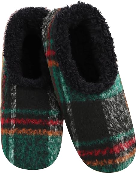 Snoozies Mens Slippers - Slippers for Men - House Slippers for Men - Men' Slippers - Mens House Slippers - Plaids of Bold