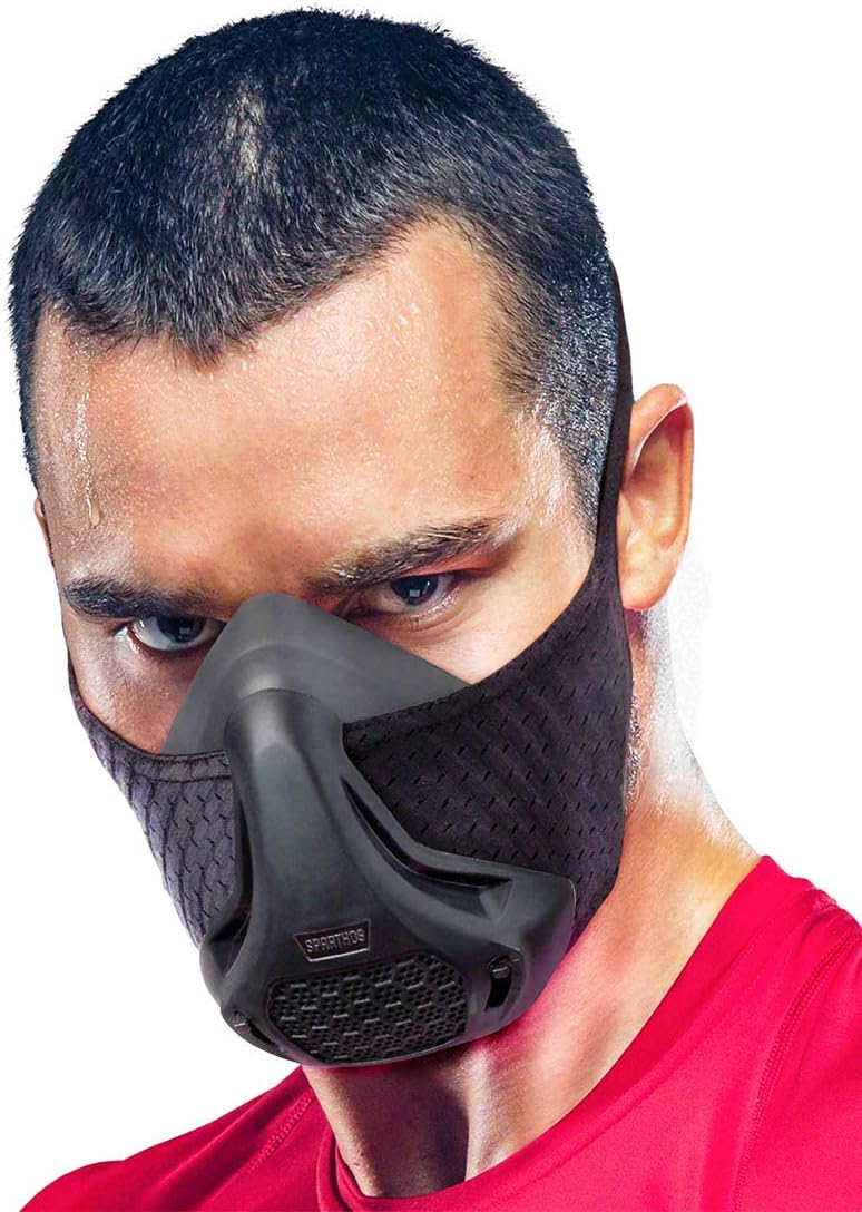 Sparthos High Altitude Mask - Simulate High Altitudes - for Gym, Cardio, Fitness, Running, Endurance and HIIT Training [16 Breathing Levels]