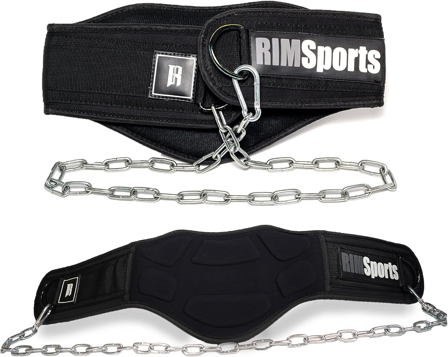 RIMSports Dip Belt For Weight Lifting - Weighted Belt For Pullups- Weighted Belt For Women And Men-Pull Up Weight Belt - Weight Belts - Weight Lifting Belt With Chain - Pull Up Belt For Weights