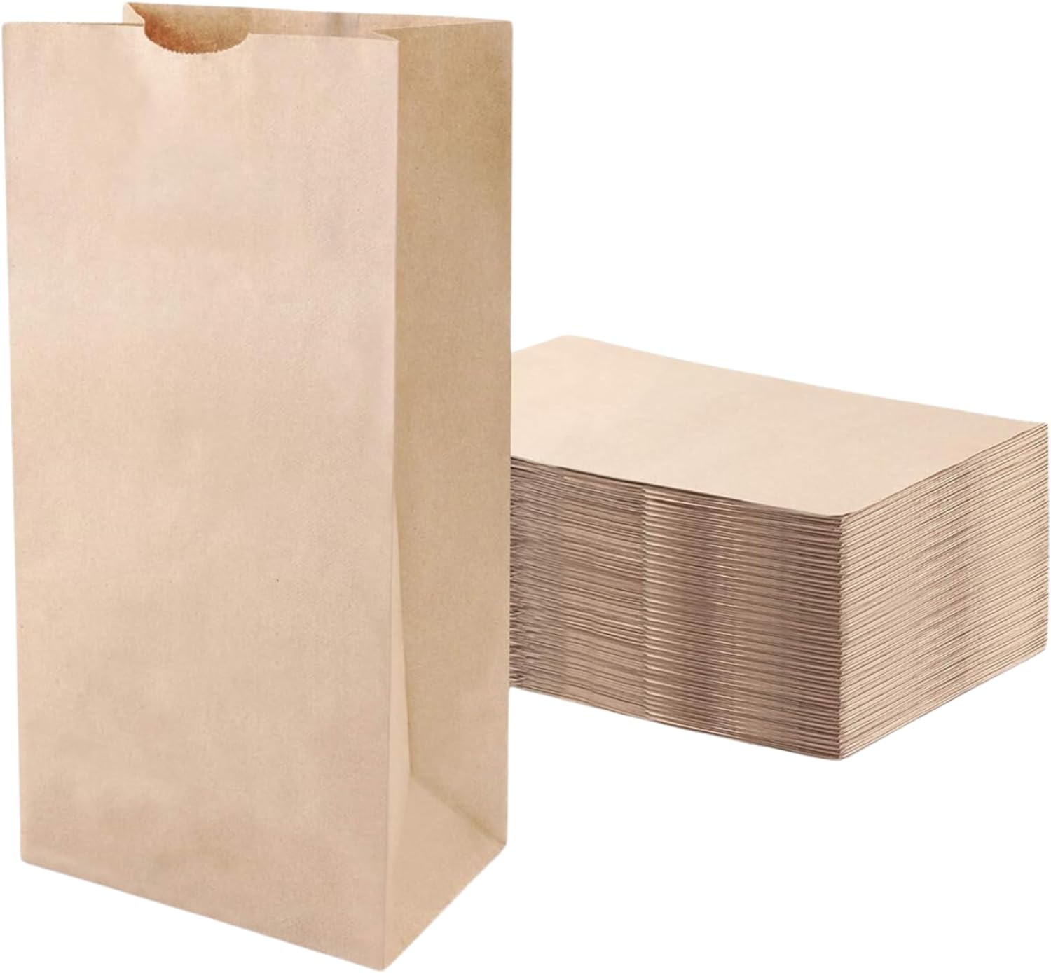 Perfect Stix - Brown Bag 2-100 count, 2lb Brown Paper Bags - Brown Bags - 100 count (Pack of 1)