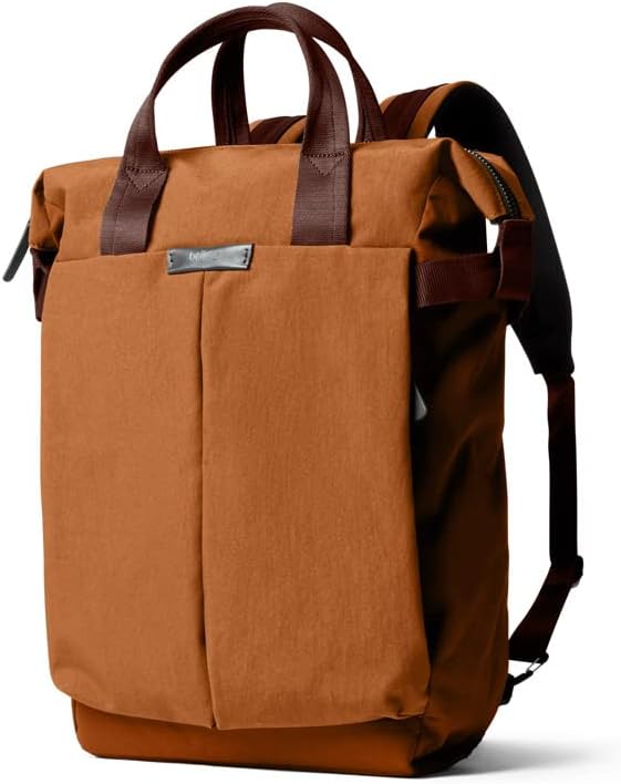 Bellroy Tokyo Totepack, water-resistant woven convertible backpack and tote bag - Bronze