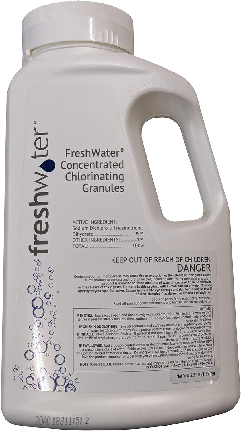 I trust Hot Springs products. This concentrated chlorine works well.