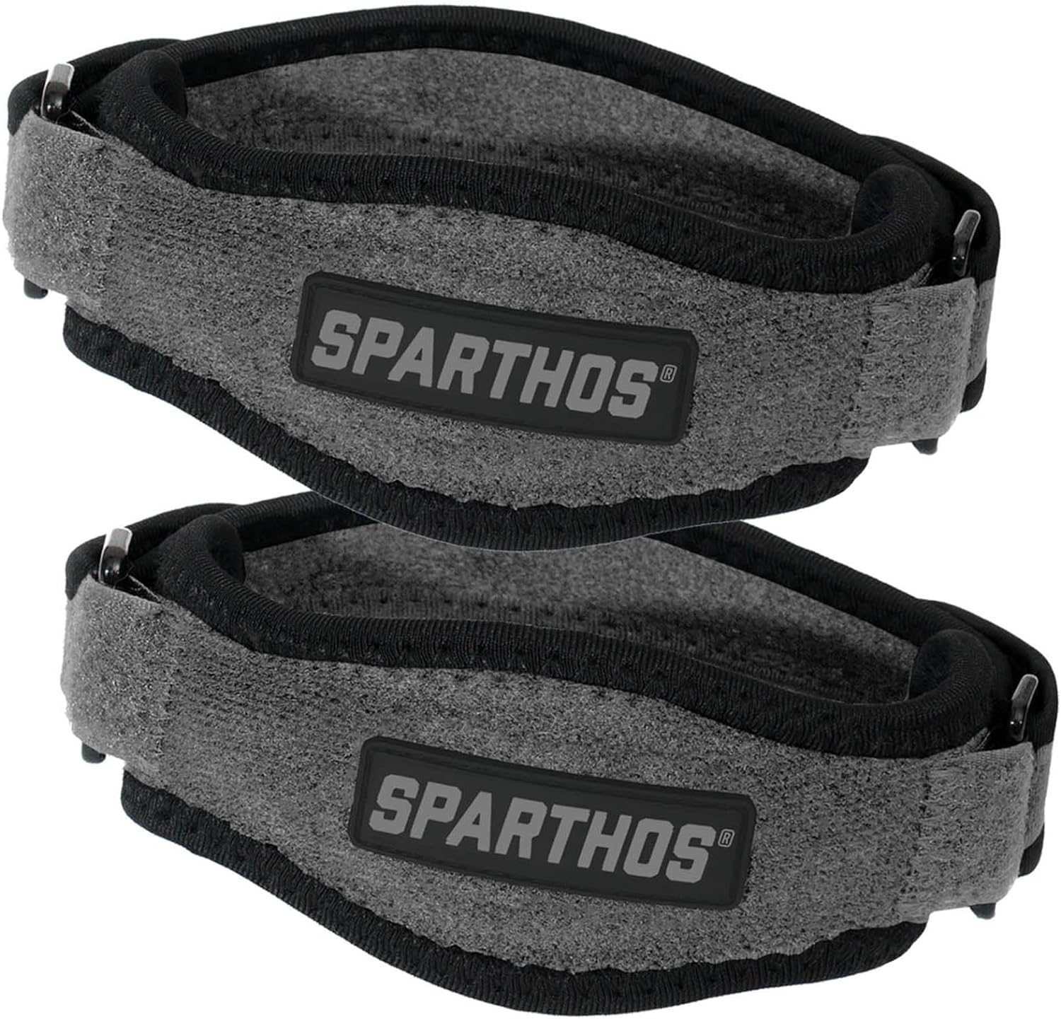 Sparthos Tennis Elbow Brace (Pack of 2) - For Tendonitis, Forearm Pain, Golf Elbow Support - Arm Strap Band with Gel Compression Pad - for Men and Women