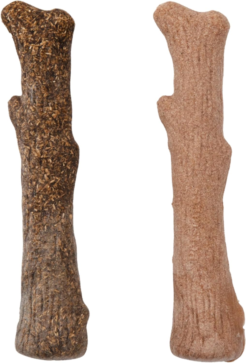 Outward Hound Dogwood Wood Durable Dog Chew Toys, Real Wood & Calming Hemp, 2-Pack, Medium