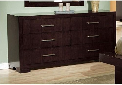 Home Square 2 Piece Chest and Drawer Set in Dark Cappuccino