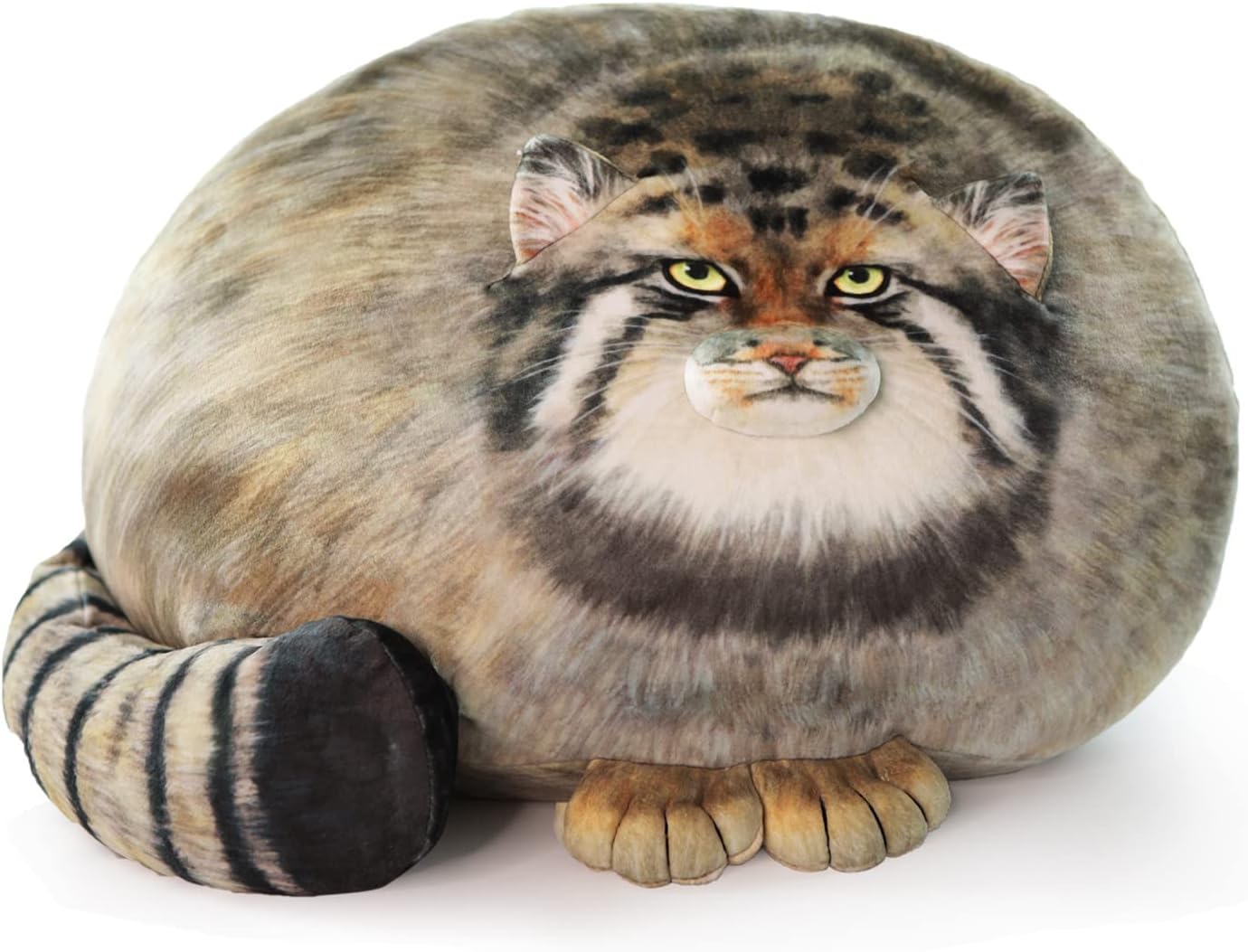 Cat Plush Body Pillow 45 cm/18 inch, Pallas Cat Stuffed Animal, Steppe Cat Cute Plushies for Girls, Soft Plush Pillow, Kitten Plush Throw Pillow Doll Big Plush Toy Decoration Doll Gift for Kids Boys