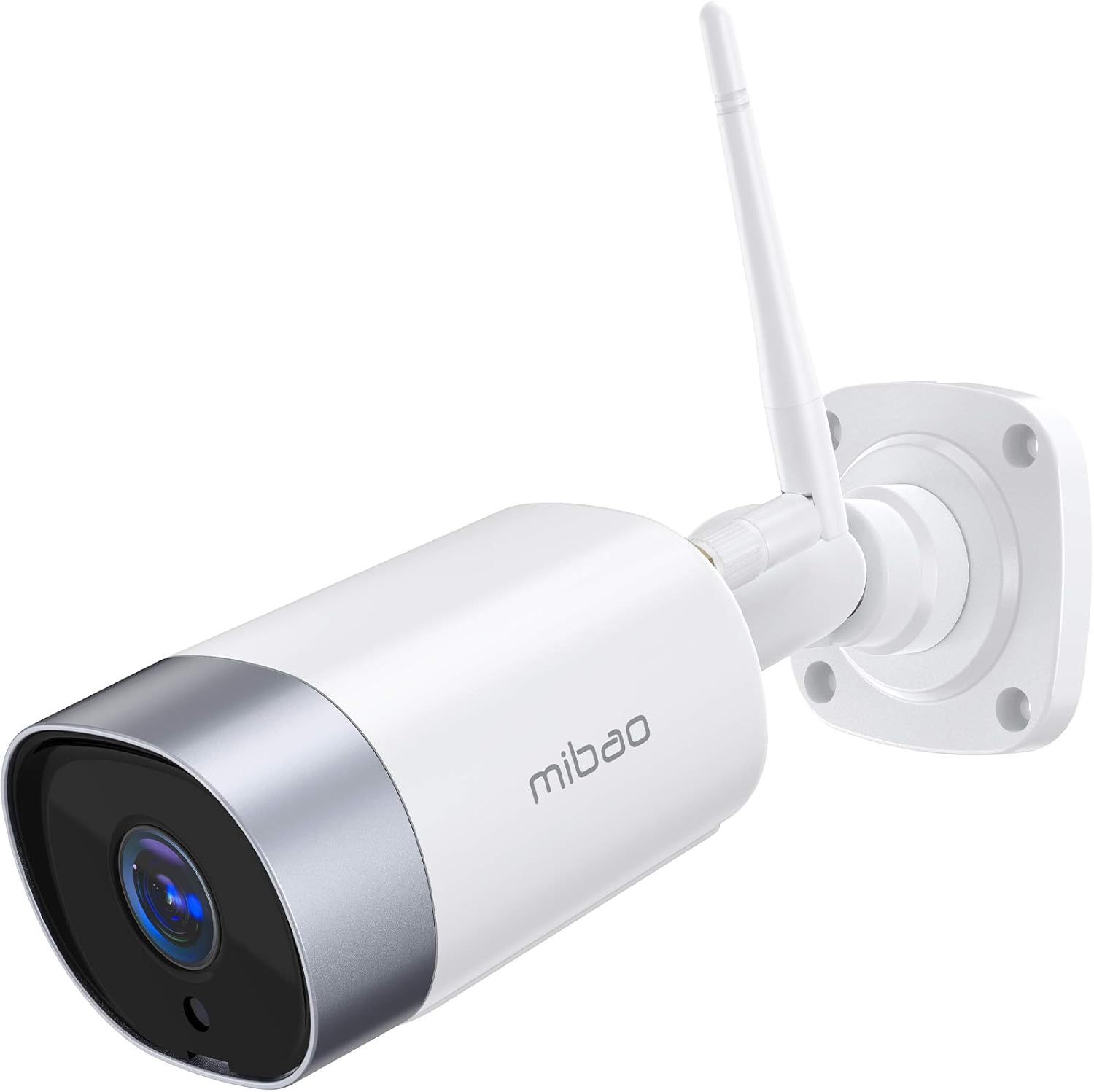 mibao Security Cameras Outdoor, 1080P WiFi Cameras for Home Security, IP66 Waterproof, with Two-Way Audio, Night Vision, Motion Detection, Compatible with iOS/Android (Use Wired Power)