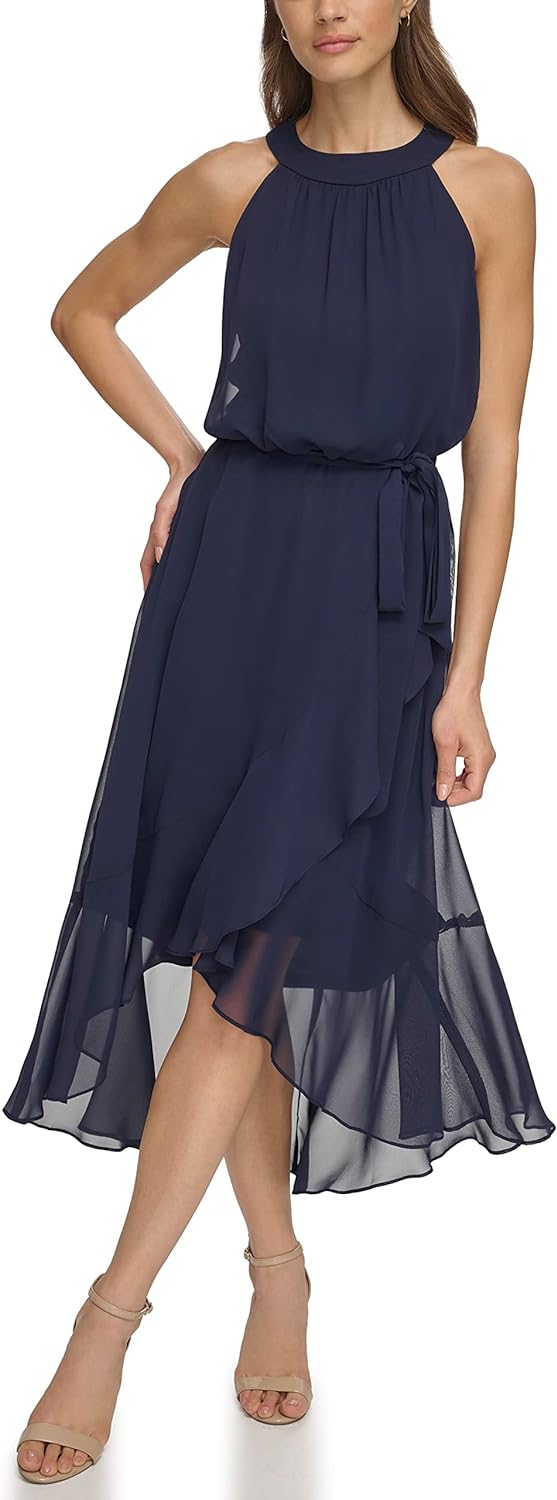 Jessica Howard Women' Wedding Guest Sleevless Chiffon Dress