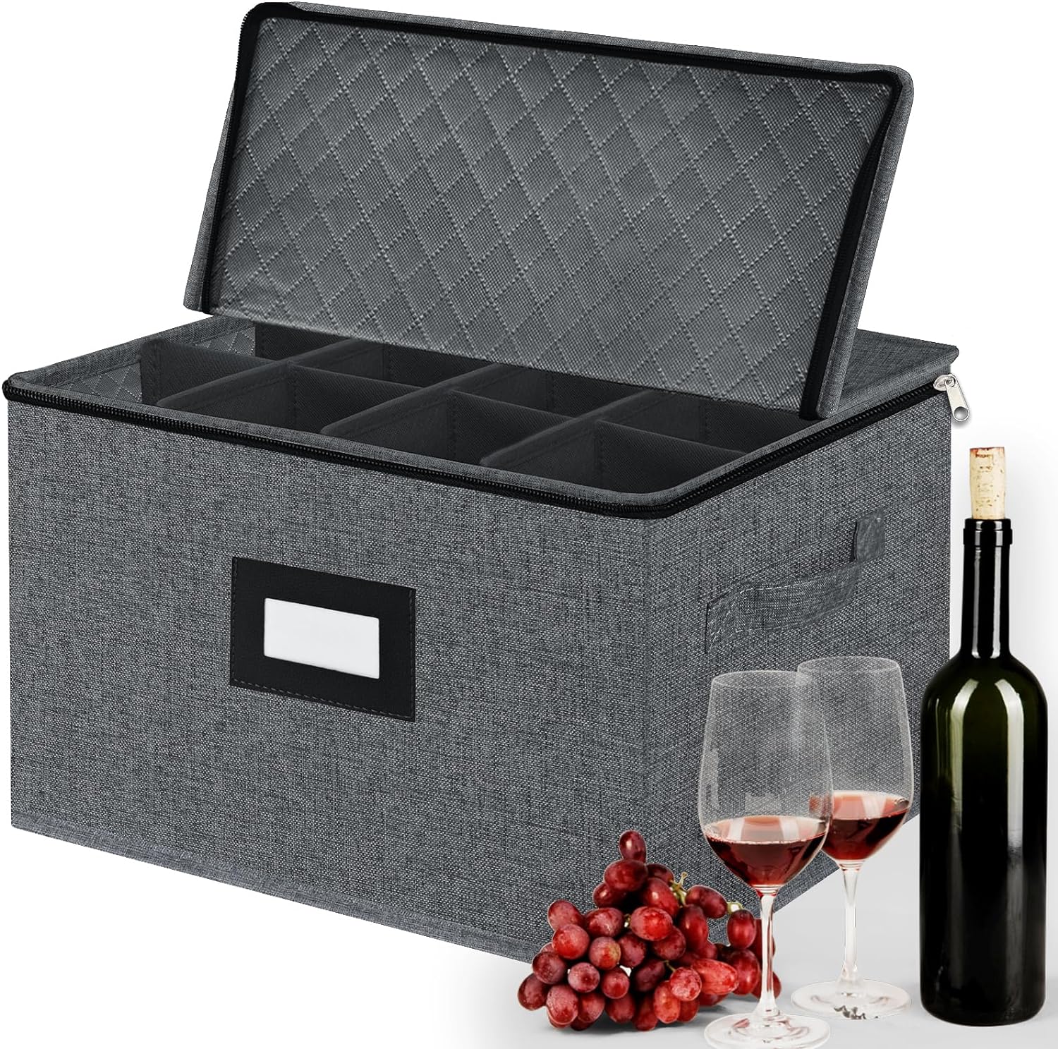 Wine glasses are delicate and can easily break if not stored properly. Our wine glass storage boxes are the perfect solution for keeping your glasses safe and protected.