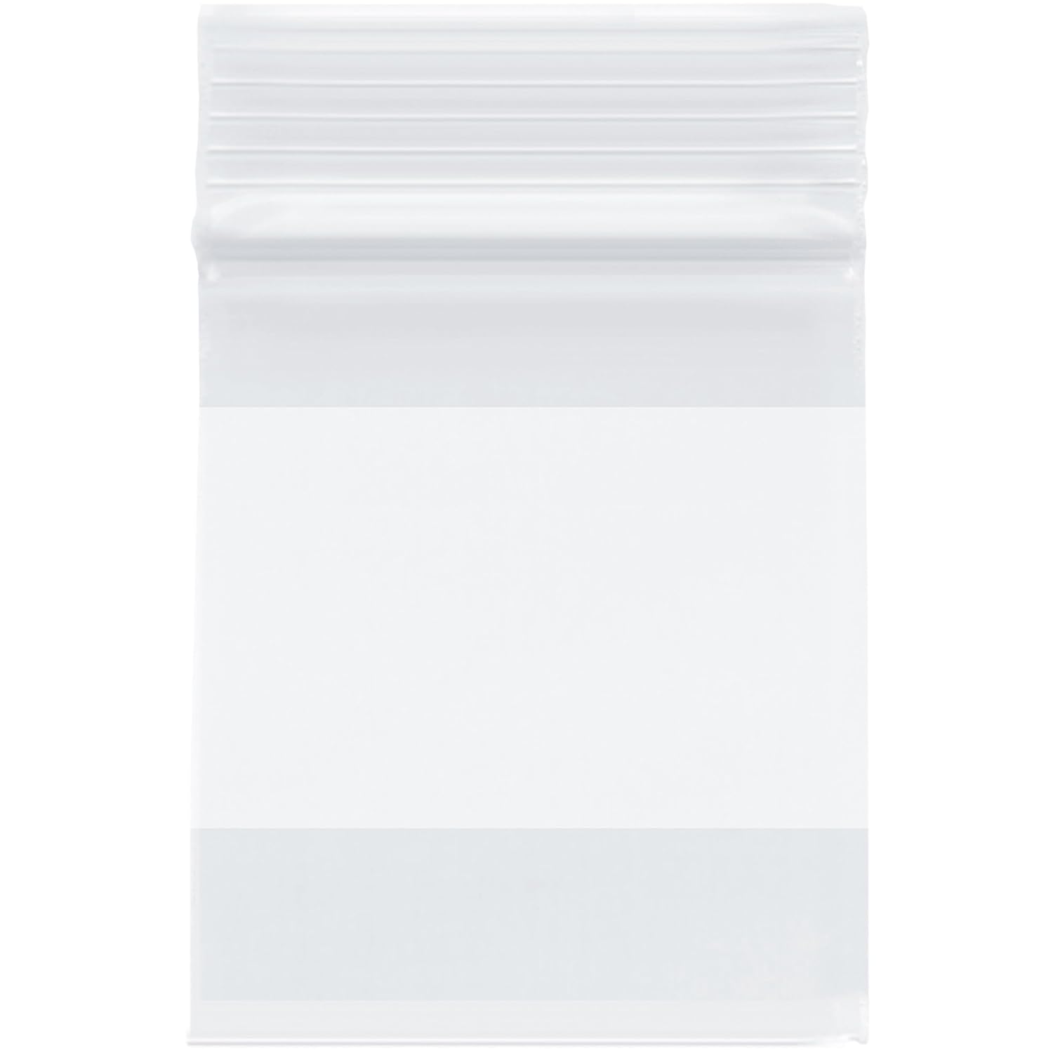 Plymor 2.5 x 3 (Pack of 100), 4 Mil with White-Block Heavy Duty Zipper Reclosable Plastic Bags