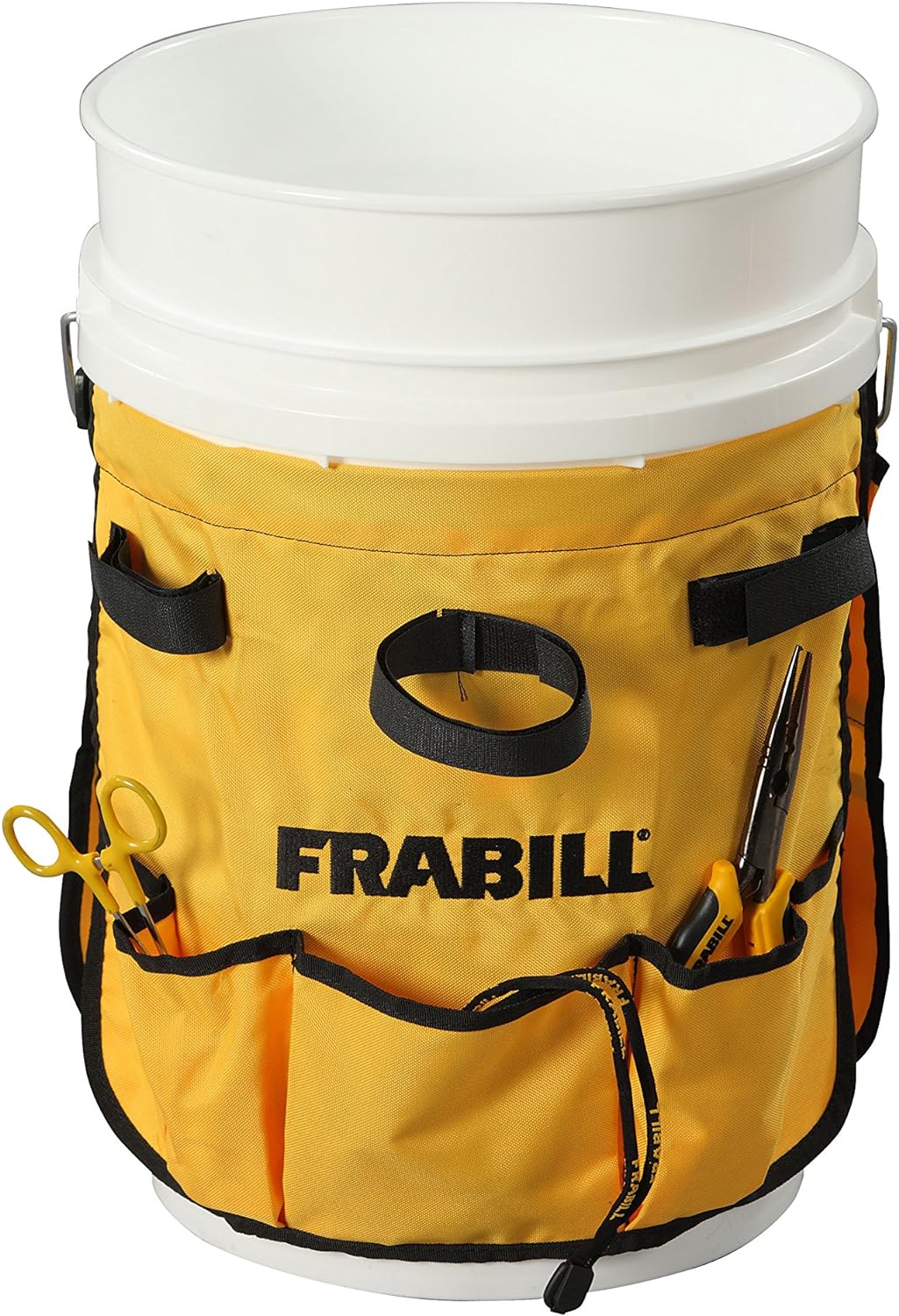 Frabill Pail Pak | Wrap-Around Storage Option For Bait Buckets | Easily Straps Around 5 or 6-Gallon Buckets