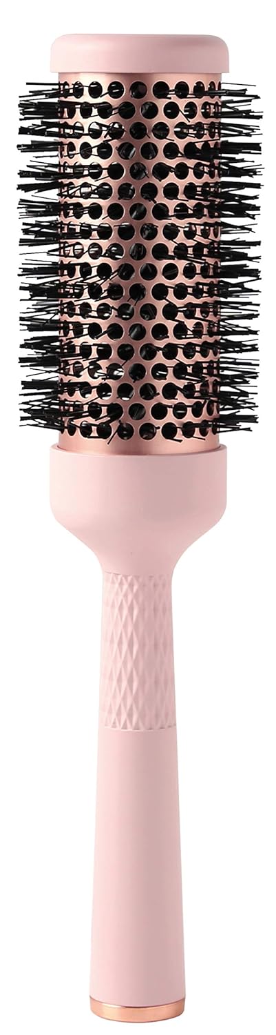 Magic Curling Thermal Brush(1.7 Inch), Cut Drying Time,Self-Standing Round Quick Styling Brush, Great Blowout, Ceramic Coated/Ionic Thermal Barrel,Blowout Volume, Wave Styler