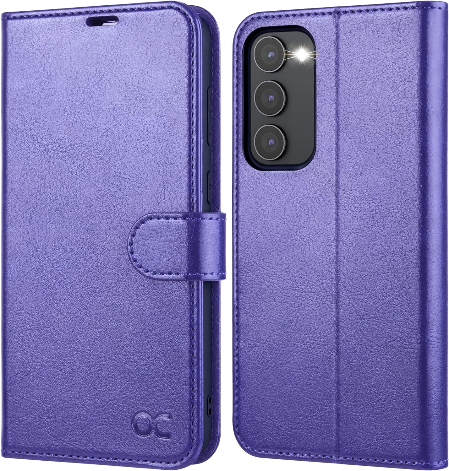 OCASE Compatible with Galaxy S23 Plus 5G Case Wallet, PU Leather Flip Folio Case with Card Holders RFID Blocking Kickstand [Shockproof TPU Inner Shell] Phone Case 6.6 Inch (2023) -Purple