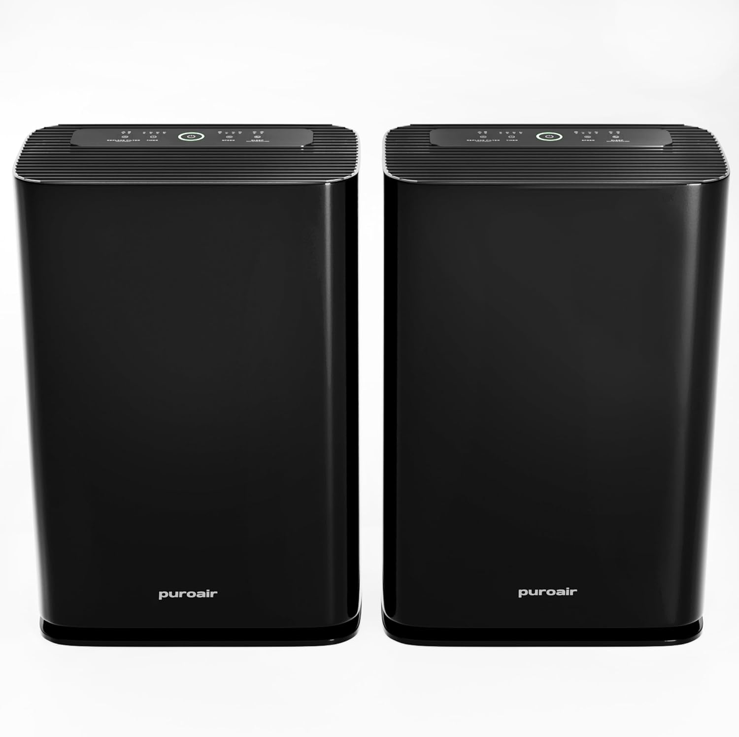 Powerful PuroAir 400 Air Purifier for Home Large Rooms - Covers 2,145 Sq Ft - Filters Up To 99% of Smoke, Pollen, Dust, VOCs and Common Pollutants - Cleans Air Automatically 24/7 (2 PACK)