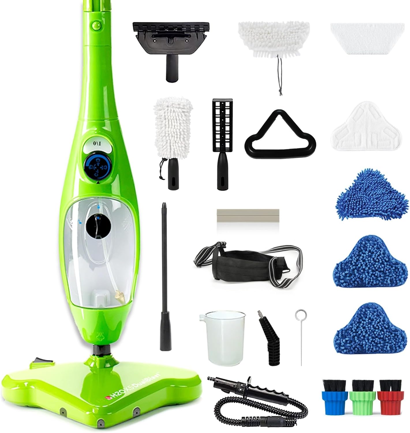 X5 Elite Mop 5 in 1 All-Purpose Hand Held Steam Cleaner for Home Use, with 17 Piece Accessory Kit For Floor,Window