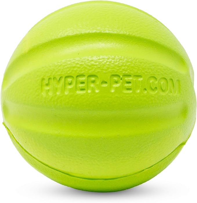 Hyper Pet Fetching Dog Toys - Throwing Ball Dog Toy Made with EVA Foam - Lightweight & Floats on Water,Green