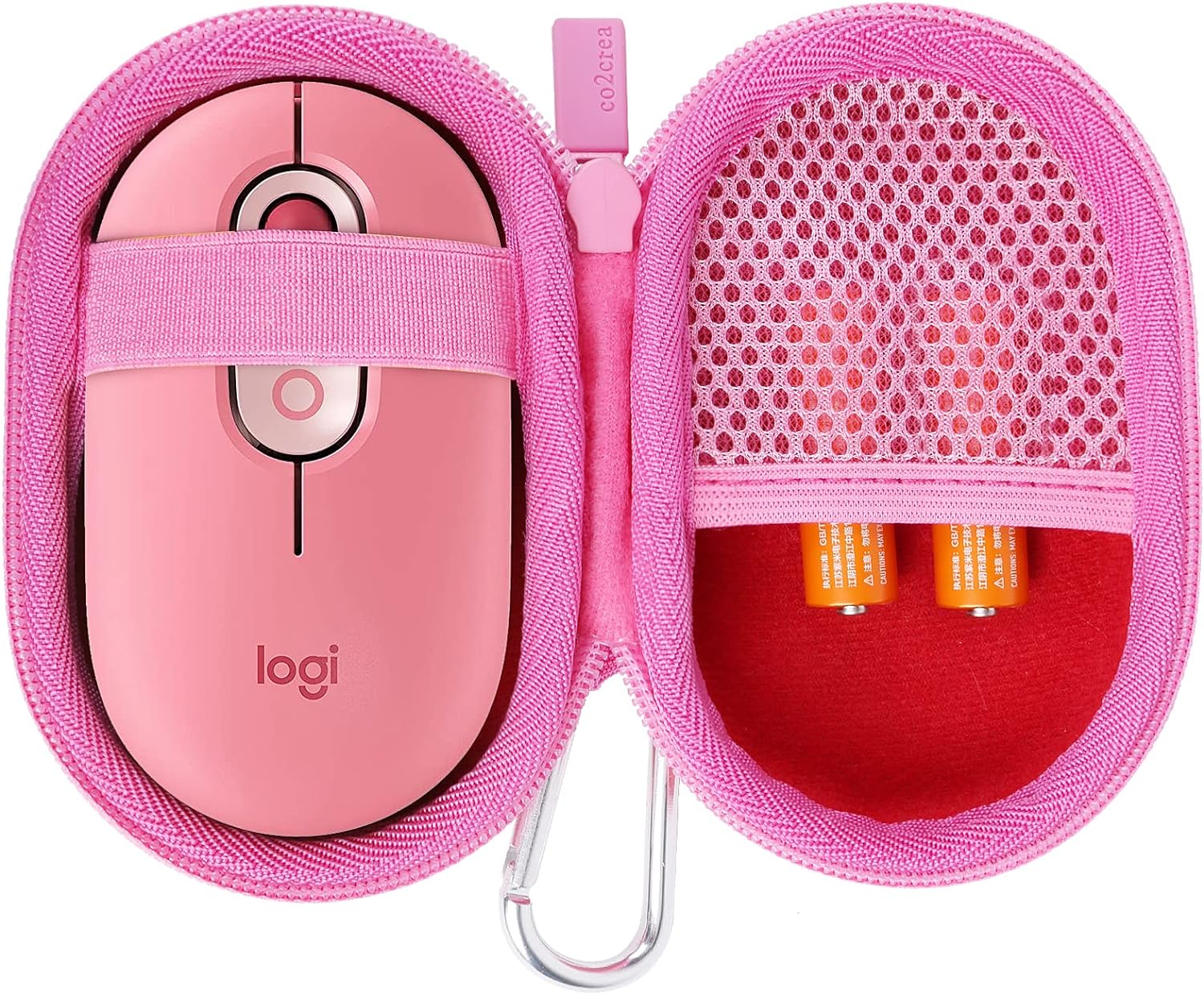 co2CREA Hard Case Replacement for Logitech POP Wireless Mouse, Heartbreaker Rose Case