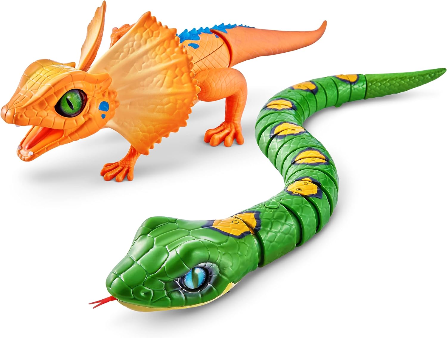 Robo Alive Snake + Lizard Series 3 by ZURU Battery-Powered Robotic Light Up Interactive Electronic Reptile Toy That Moves