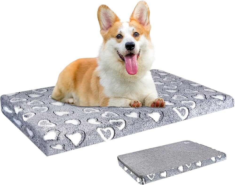 Best foam cushion n cover for my dog he loves n so we bought a second one for his cage. Give support comfort n warmth for our dog body when we need cage him. Washable n dryer able cover and never loses it comfort softness n doesnt flaring overtime! Best choice