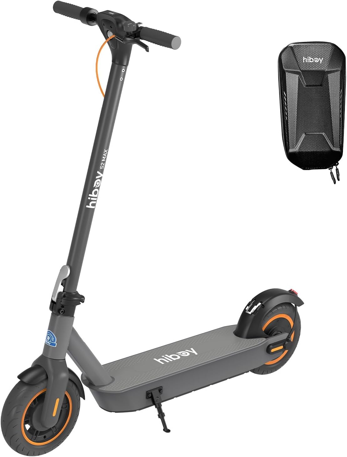 Hiboy S2 MAX Electric Scooter, 40.4 Mi Long Range & 19 MPH, 650W MAX Motor Power, 10'' Pneumatic Tires, Split Hub Set, Dual Braking System and Cruise Control, Foldable Commuter E-Scooter for Adults