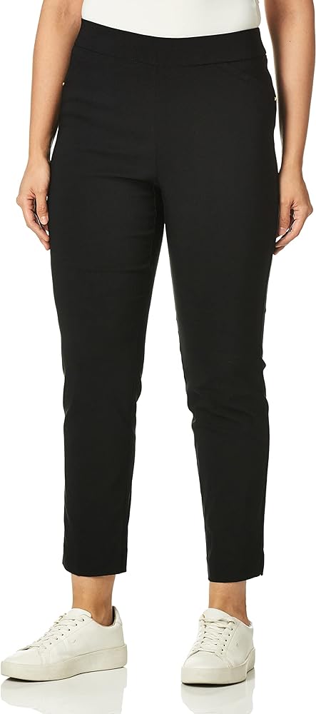 Briggs New York Women&#39;s Super Stretch Millennium Slimming Pull-on Ankle Pant