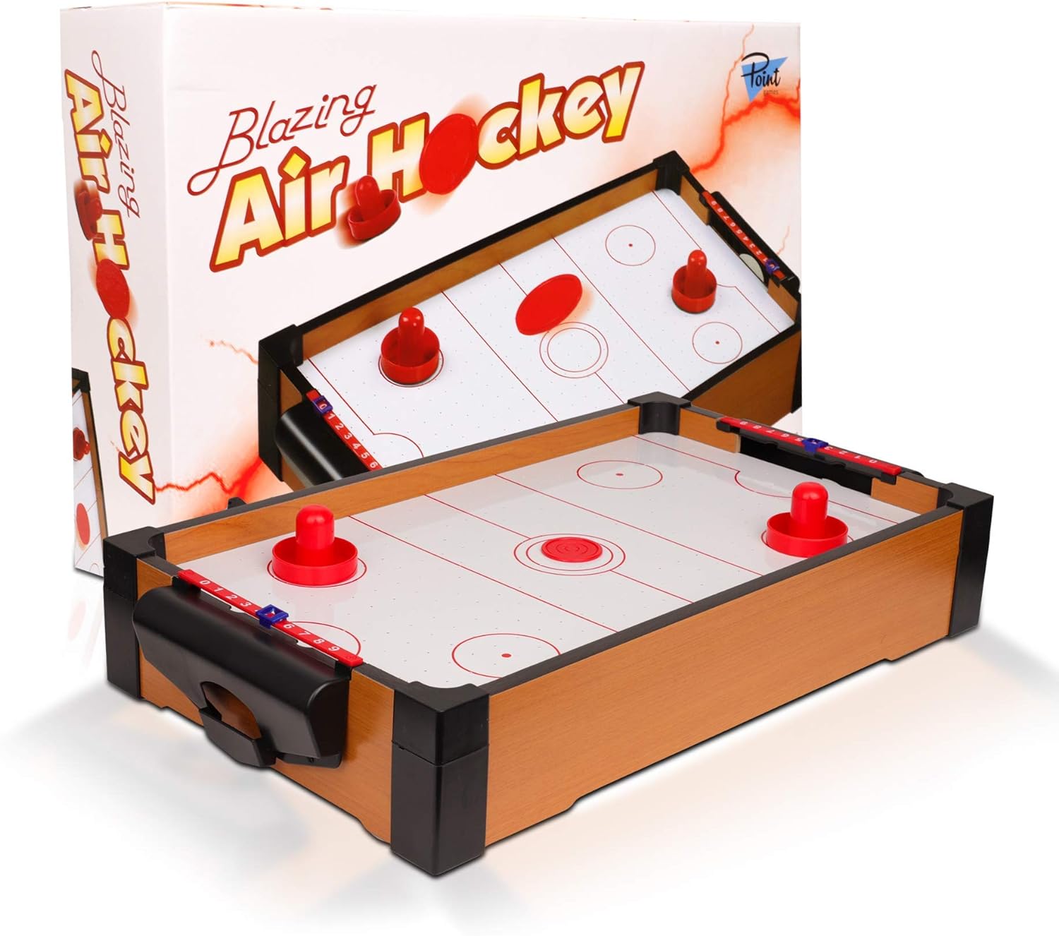 Point Games Hockey Table, Mini Table Games for Kids, Arcade Game for Boys & Girls, Great Gift fro Children Ages 3 