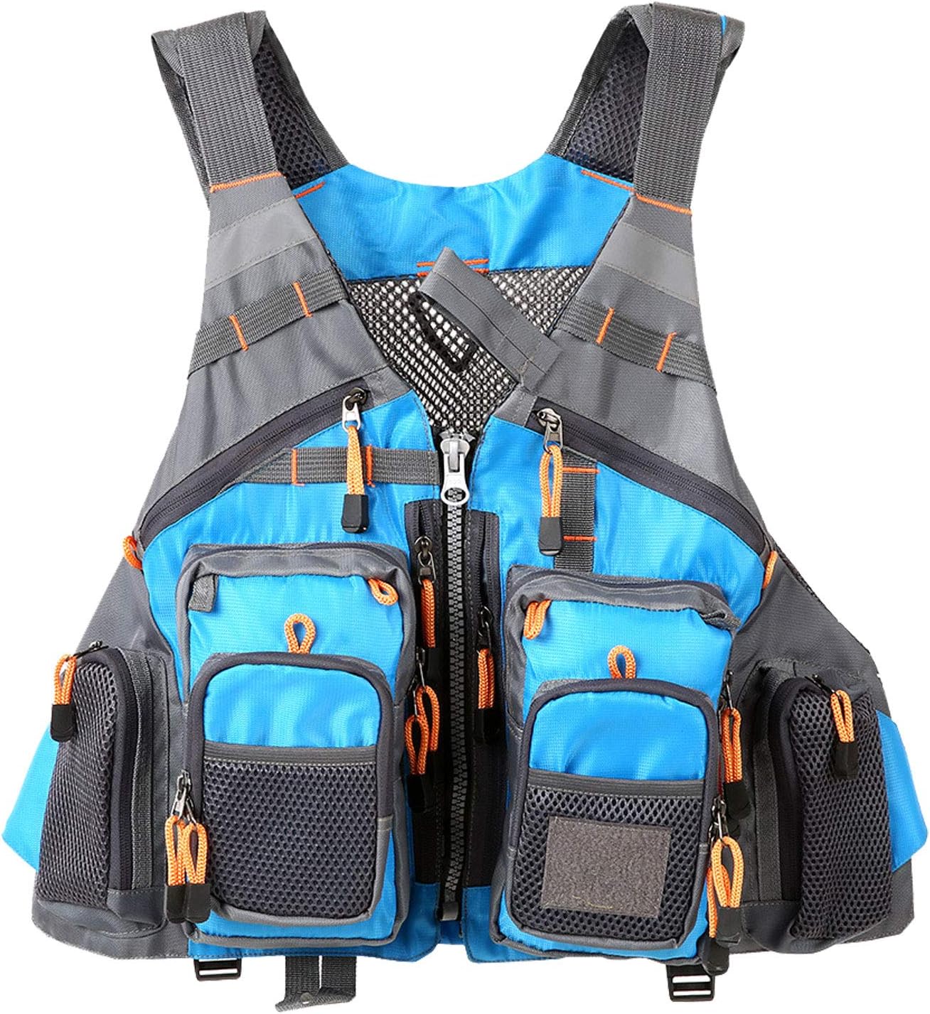 Flygo Fly Fishing Vests Multi Pocket Waistcoat Adjustable Size Gifts for Men and Women