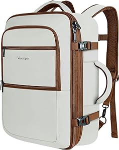 "Absolutely love my new travel backpack! The design is sleek and stylish, and it's incredibly functional. It has plenty of compartments and pockets to keep all my belongings organized during my trips. The padded shoulder straps make it comfortable to carry, even when it's fully packed. The material is durable and water-resistant, perfect for outdoor adventures. I highly recommend this backpack to anyone looking for a reliable and versatile travel companion."