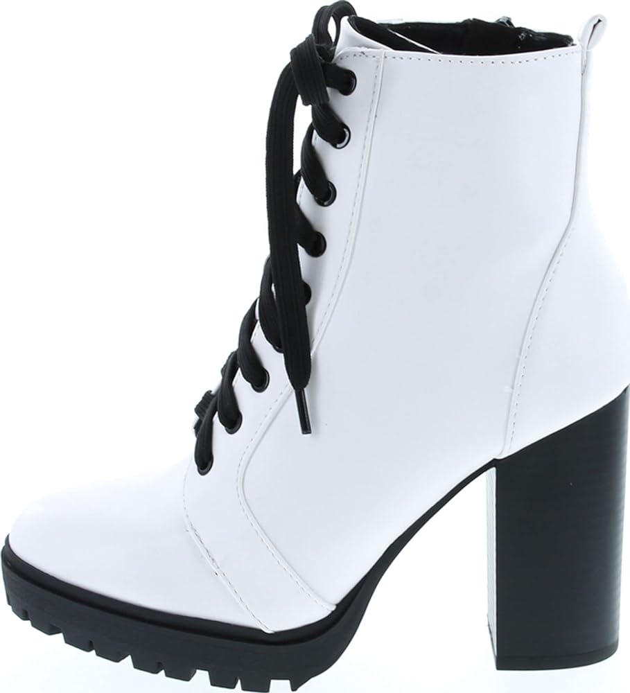 Soda BALBOA ~ Women&#39;s High Stacked Heel Bootie