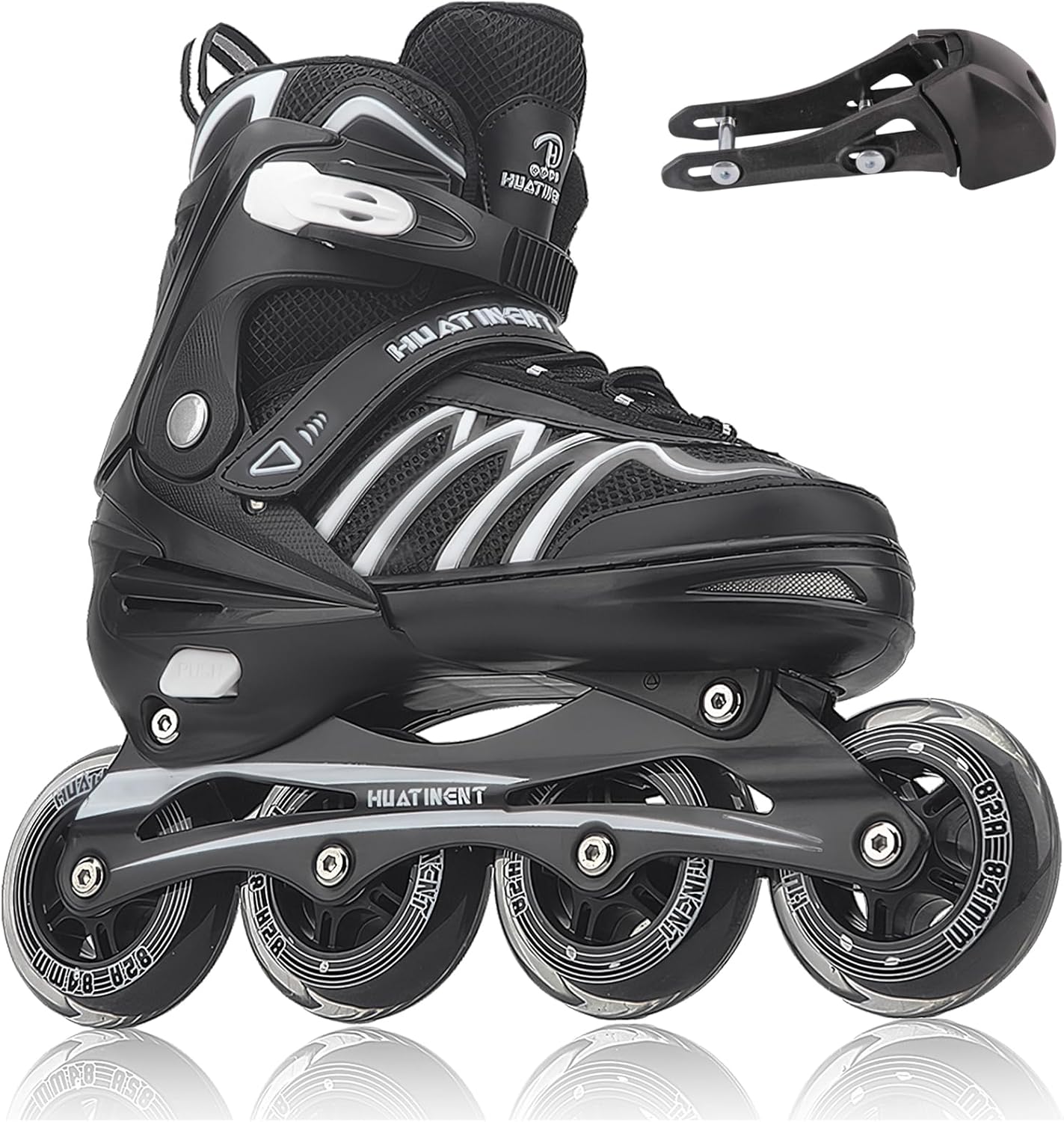 Adjustable Inline Skates for Women and Men, Men Roller Skates for Adult Female Male with Brake, Patines para Mujer for Youth Teens Boys and Girls