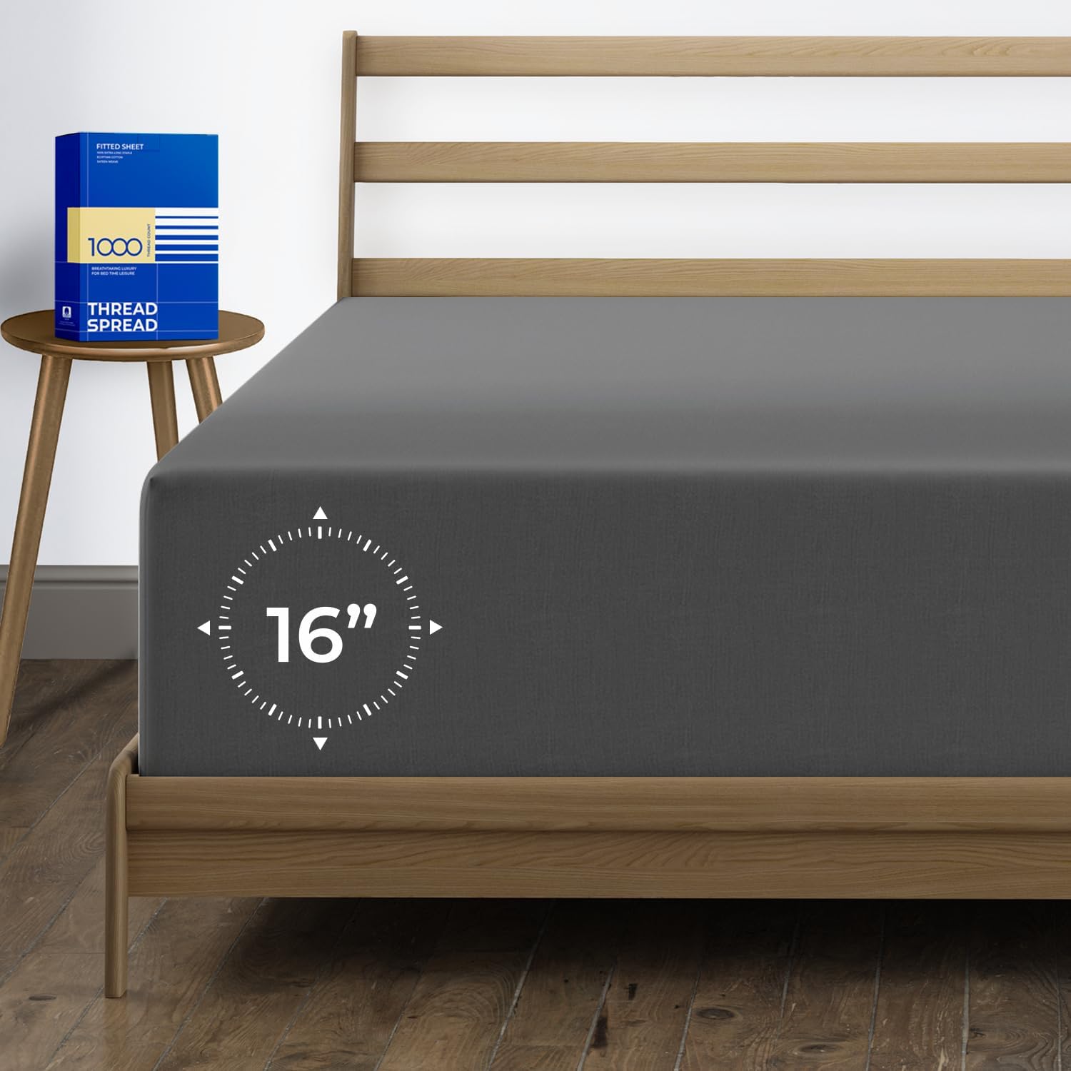 Thread Spread carefully selected high-quality pure cotton mattress for you, made of 100% pure cotton long staple cotton, soft and comfortable, good air permeability, so that you have a comfortable sleep experience.