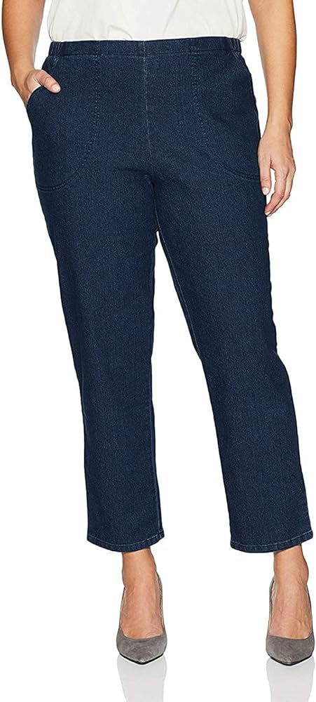 JUST MY SIZE Women's Apparel Stretch Pull On Jean