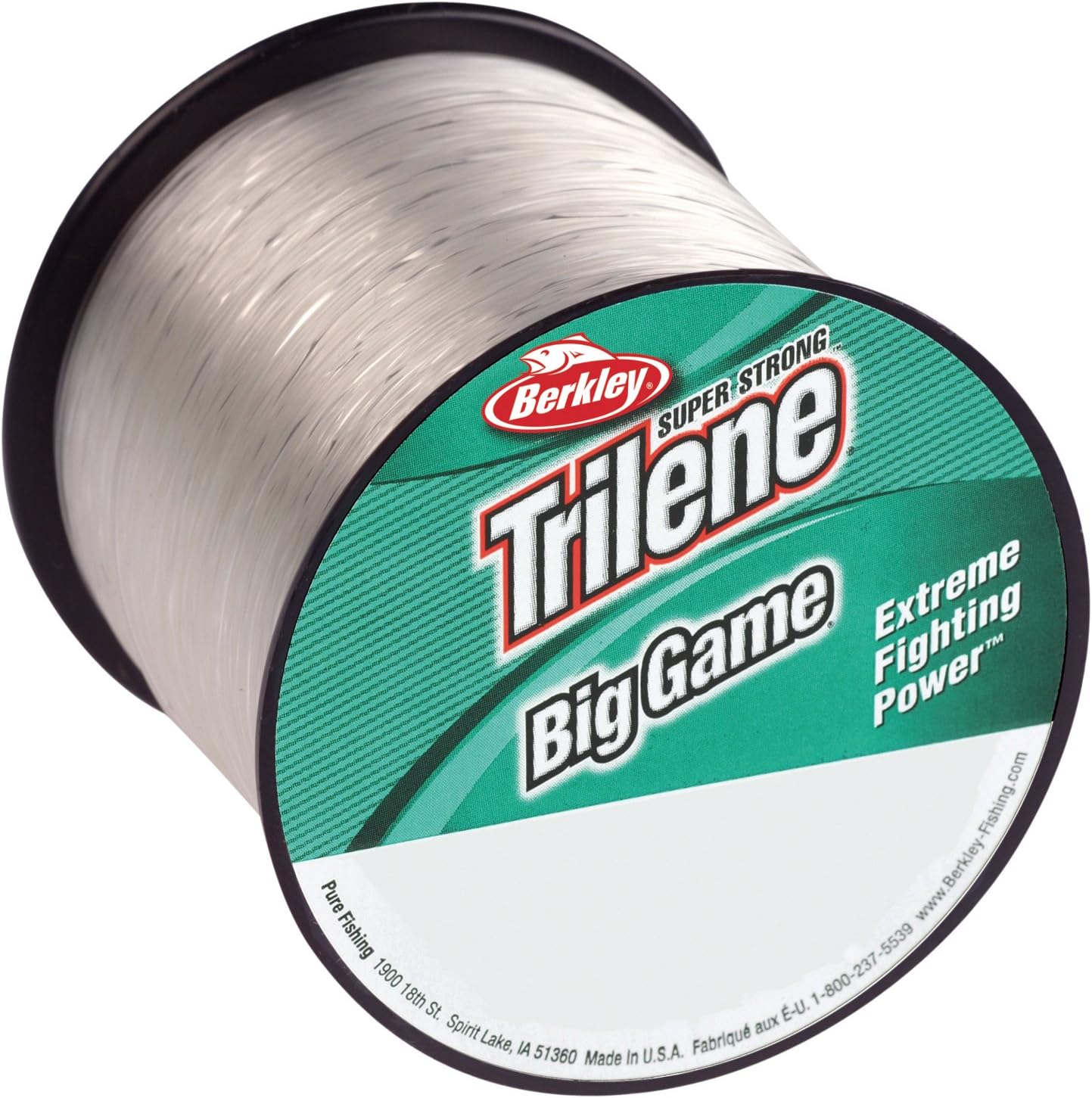 Berkley Trilene® Big Game, Clear, 20lb | 9kg, 650yd | 594m Monofilament Fishing Line, Suitable for Saltwater and Freshwater Environments