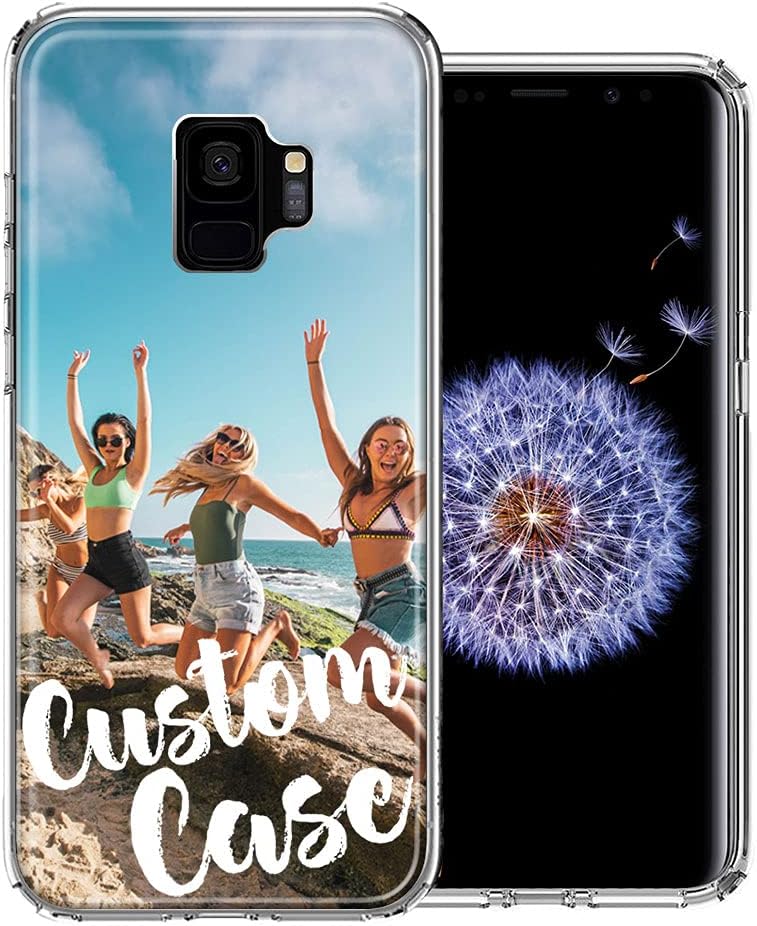 MUNDAZE Design Your Own Galaxy S9 Case, Personalized Picture Image Photo Phone Case Cover for Samsung Galaxy S9 - Perfect Custom Case