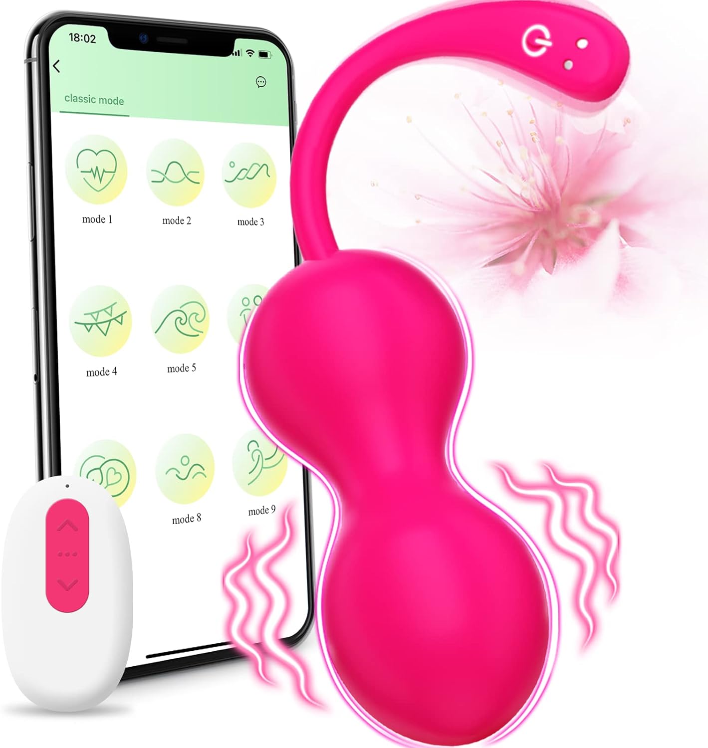 Bullet Vibrator - Vibrators Adult Sex Toys for Couples with 9 Dildo Vibrations Sex Pleasure Tools for Women Wearable Vibrating Panties G Spot Sex Toy for Women