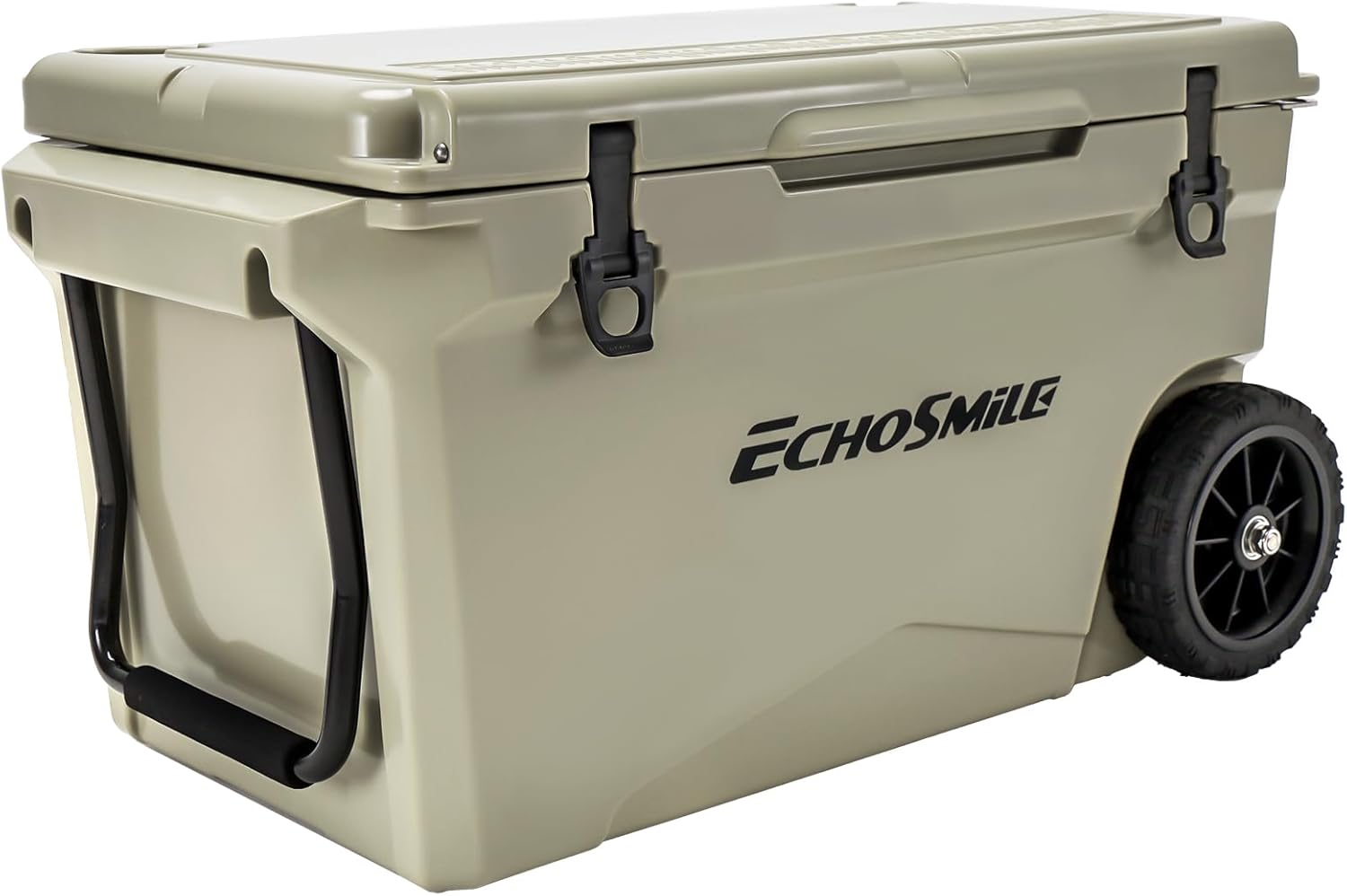 EchoSmile 60/75 Quart Rotomolded Cooler Lightweight, 5 Days Long Lasting Ice Cooler, Ice Chest Suit for BBQ, Camping, Pincnic, and Other Outdoor Activities