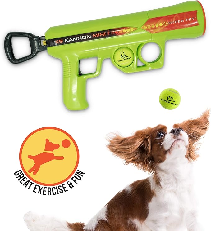 Hyper Pet Dog Ball Launcher, Thrower-Interactive Toys (Load & Launch Tennis Balls for Fetch) Best Dog Ball Launcher Dog Toys for Large, Medium & Small Breeds 3 Styles Available