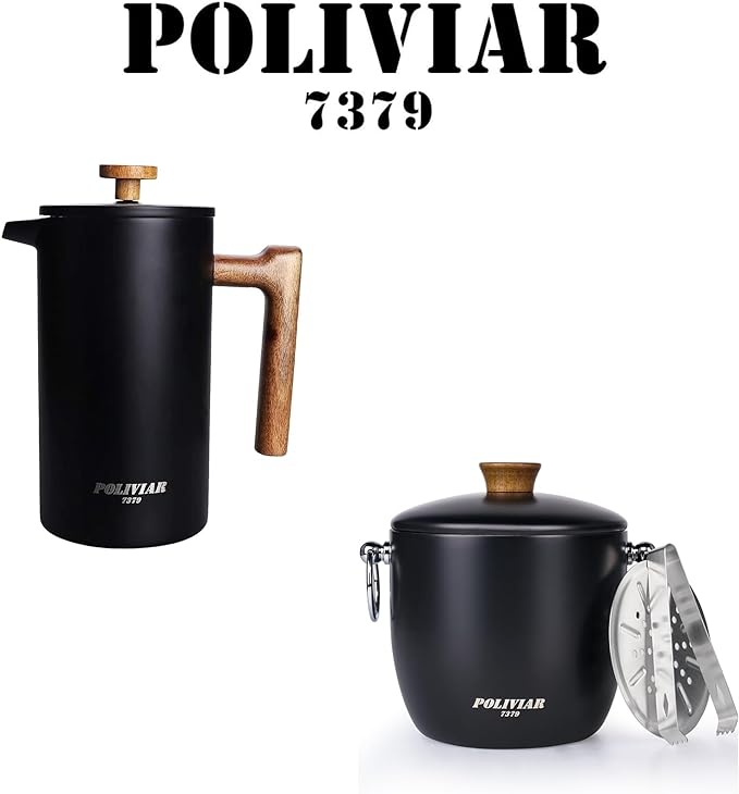 POLIVIAR French Press & Ice Bucket