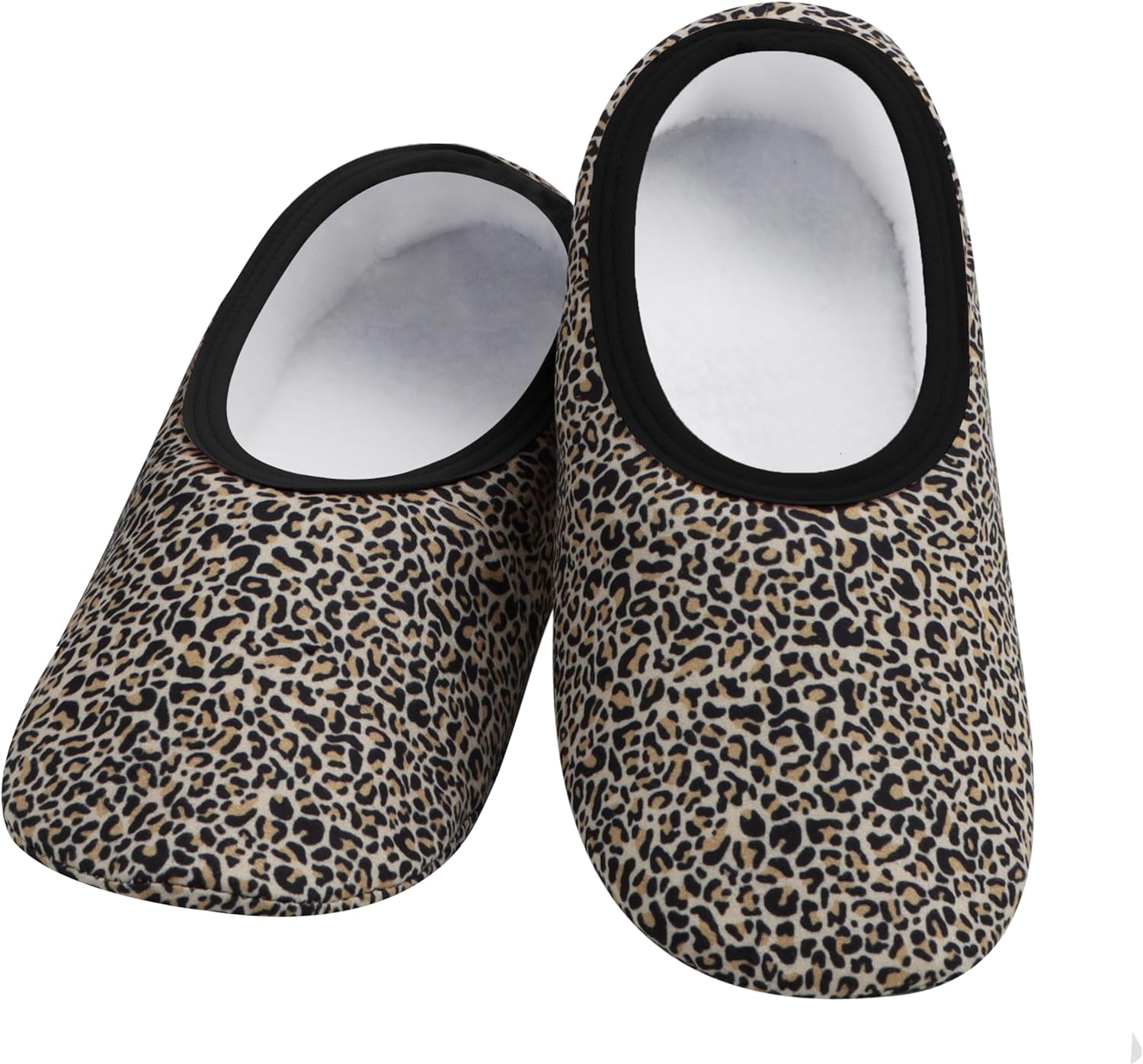 Snoozies Skinnies Slipper Socks  Cozy, Foldable Slippers for Women, Non Slip Socks for Travel & Indoors - Bright Daisy