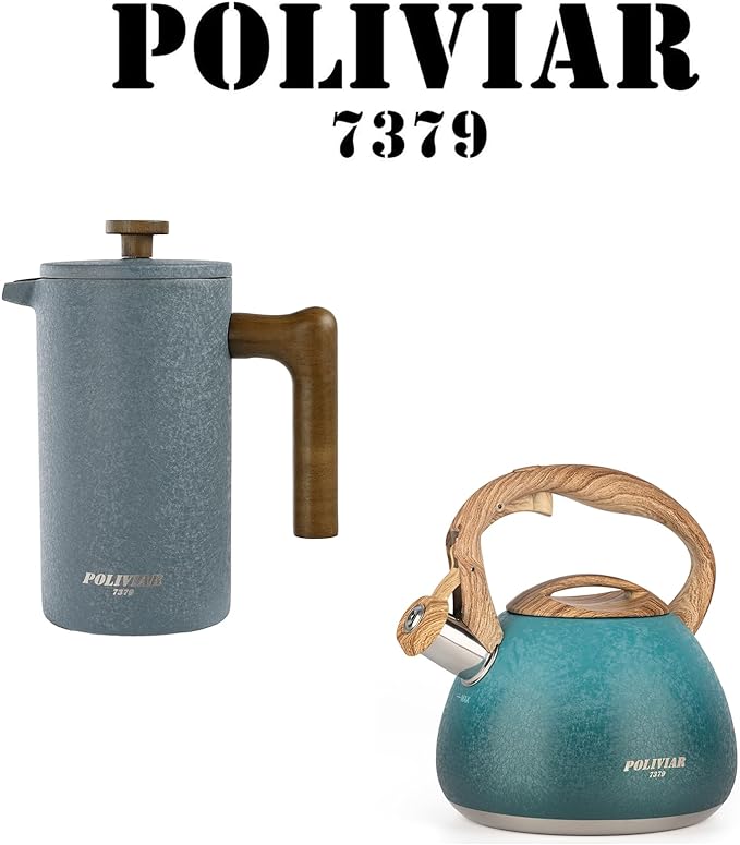 POLIVIAR Tea Kettle & French Press