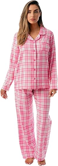 Just Love Long Sleeve Flannel Pajama Sets for Women