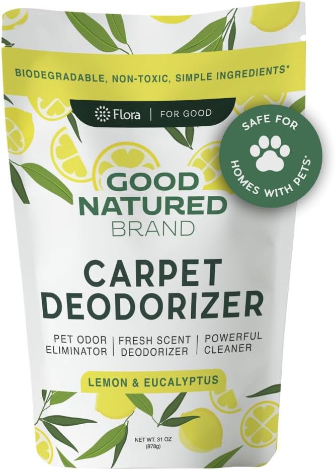 This carpet powder took the terrible diaper smell out of the entire nursery and left it fresh, with just the right trace of lemon scent. I would strongly recommend it!