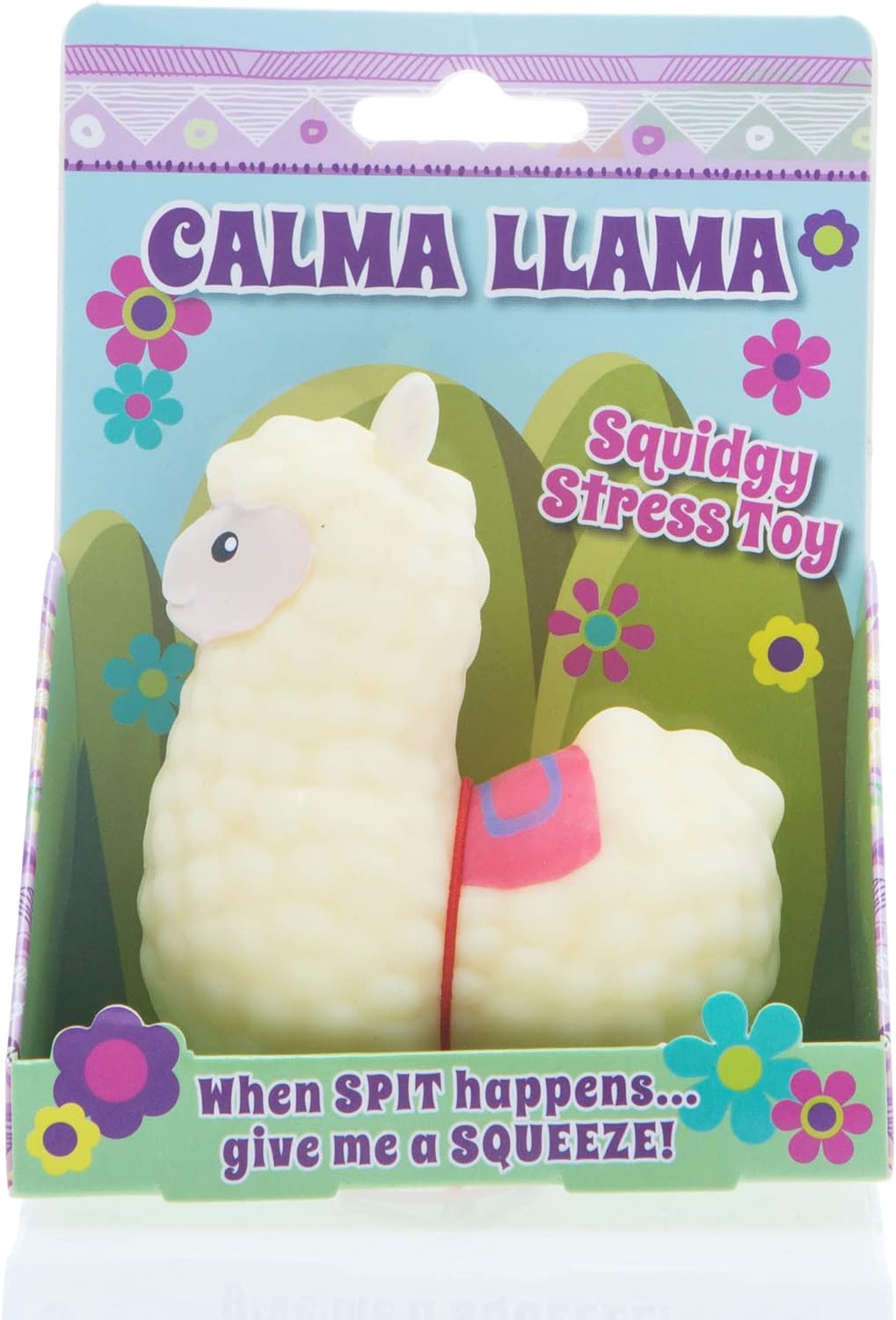 Boxer Gifts Calma Llama Stress Relief Toy | Unique Stress Balls for Adults & Teenagers - Animal Squishy Fidget Toys for Anxiety - Cool Desk Accessories | Cute Stocking Stuffer Llama Gifts