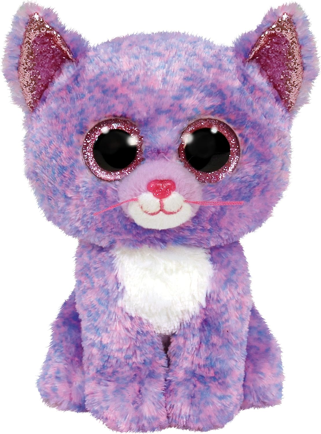 ty 2007521 Cassidy Cat Beanie Boo Stuffed Animal, Multicoloured