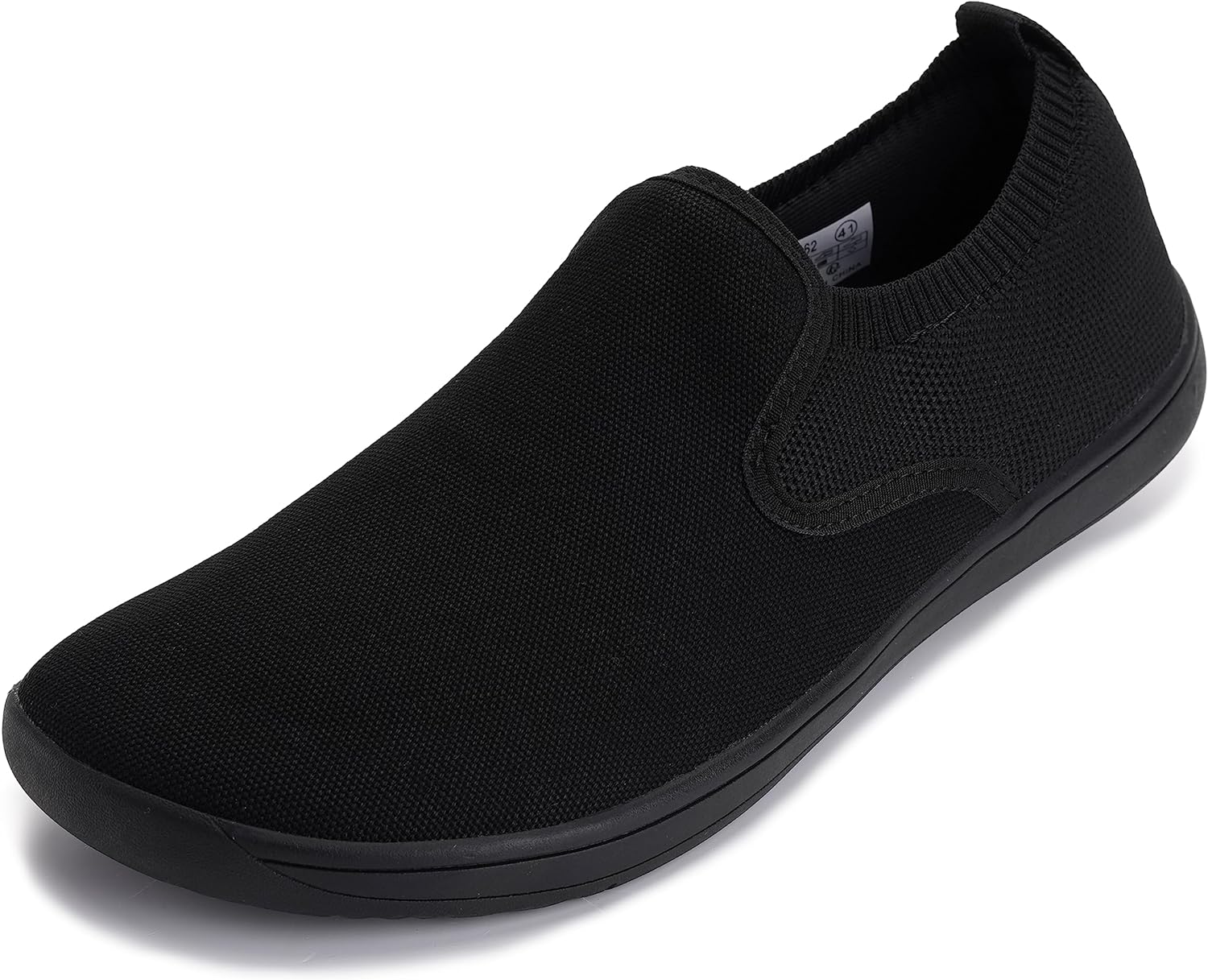 WHITIN Men' Wide Slip on Barefoot Shoes | Minimalist Sneakers | Elastic Collar