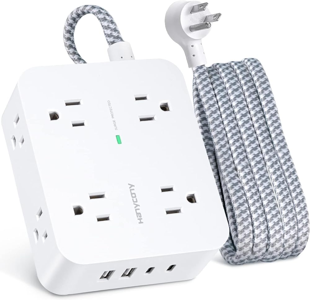 The cord is nice and sturdy, it has several outlet plugs and some USB ports, and it has a switch to turn of everything plugged into. It's cheap, but it's convenient and I believe there's different configurations and cord lengths.