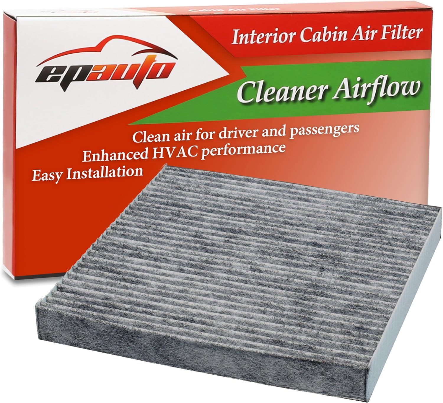 EPAuto CP134 (CF10134) Premium Cabin Air Filter includes Activated Carbon