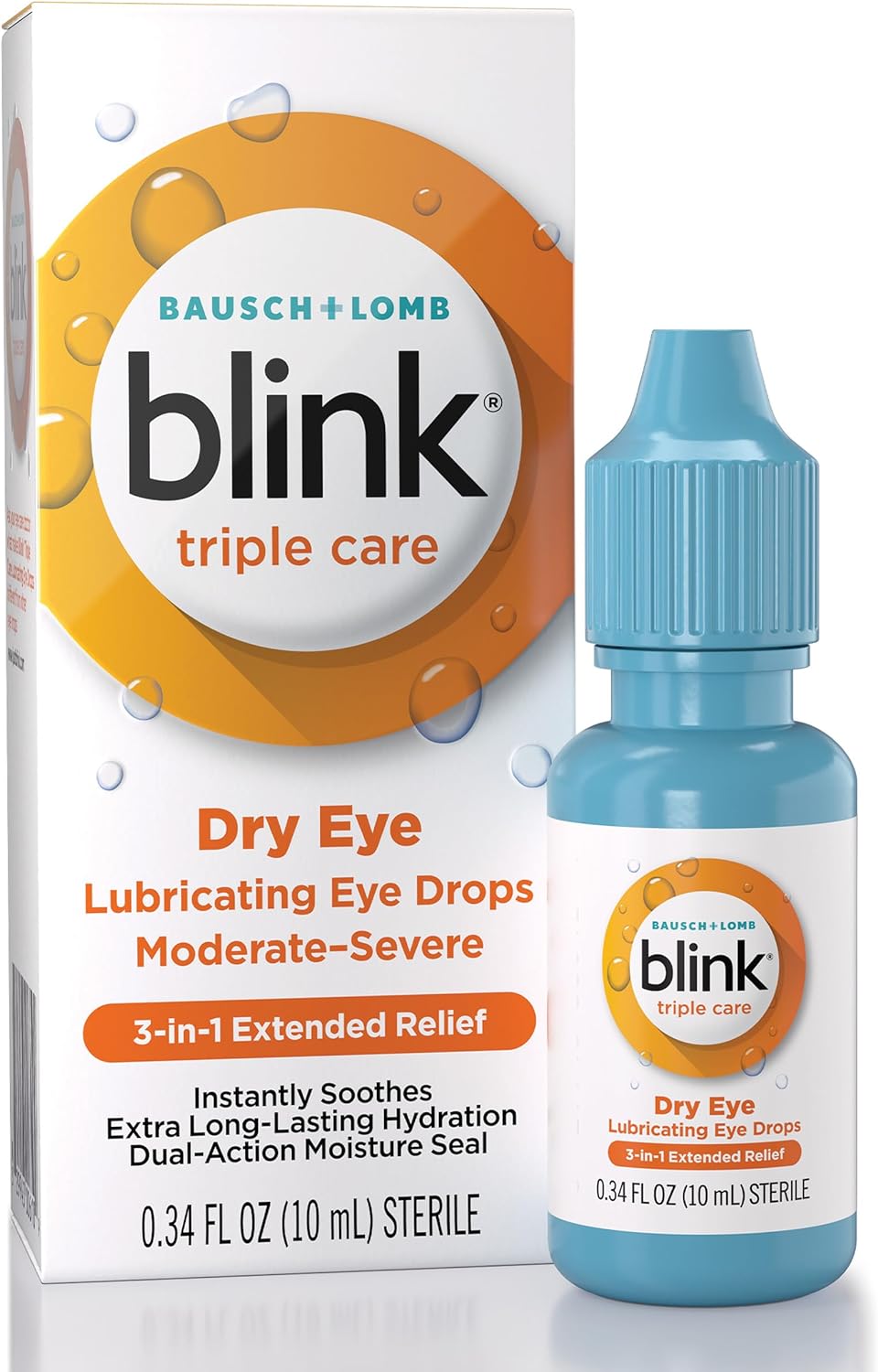I get blurry vision when using computer due to dry eye. (When you use a computer, you tend to blink less and get dry eye which leads to blurry vision.) I tested several different eye drops and Blink Orange is the one that really works. Other dry eye drops tend to provide some relief but don't last more than a few minutes and don't do anything to stop blurry vision. I tested Blink (blue, green, and orange), Siccaforte Gel, Systane gel, Refresh Relieva, and Rohto dry eye. See picture. Blink Orange