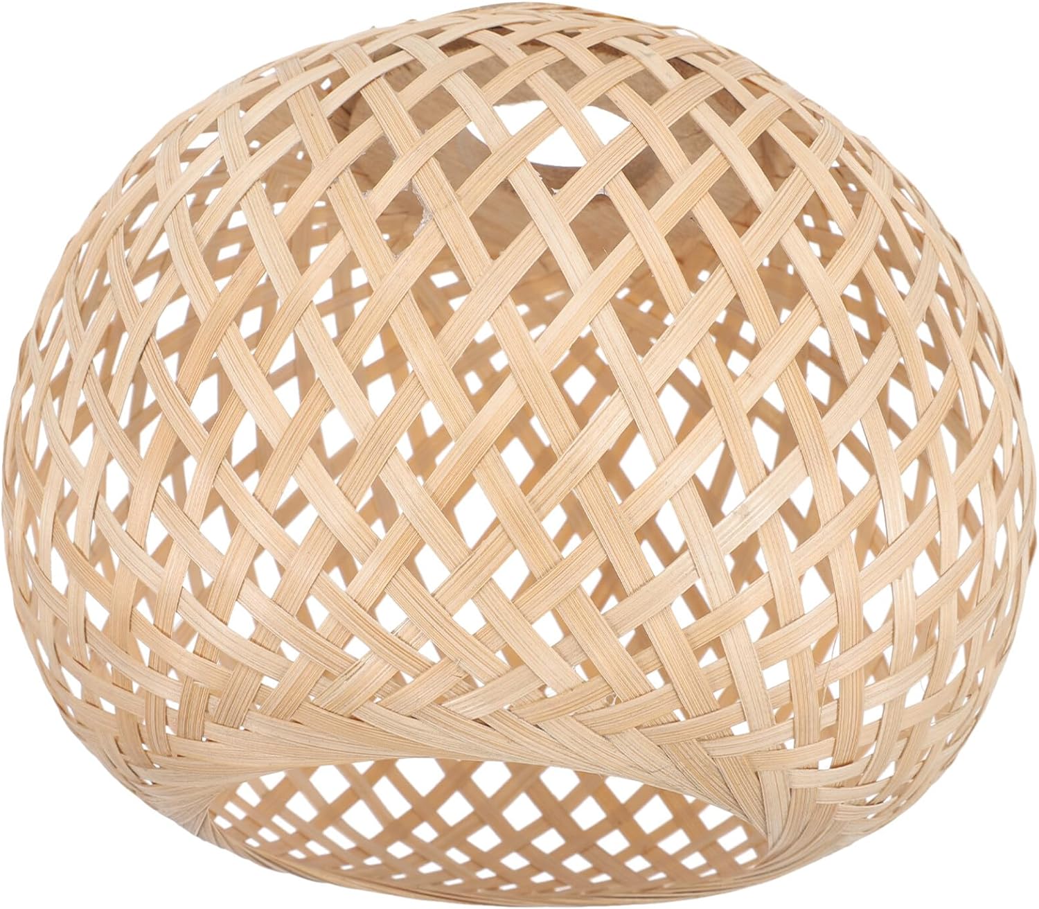 Light Shade Bamboo Woven Lamp Shade Lamp Rustic Style Woven Pendant Lamp Light Handmade Weaving Pendant Light Lampshade for Bedroom Living Room